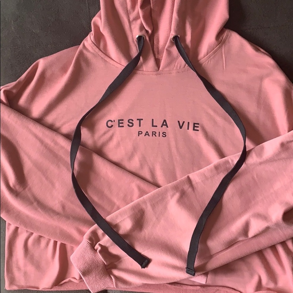 Cropped hoodie
